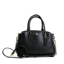 Coach Shoulder Bag Chain Black F28977 COACH Women's