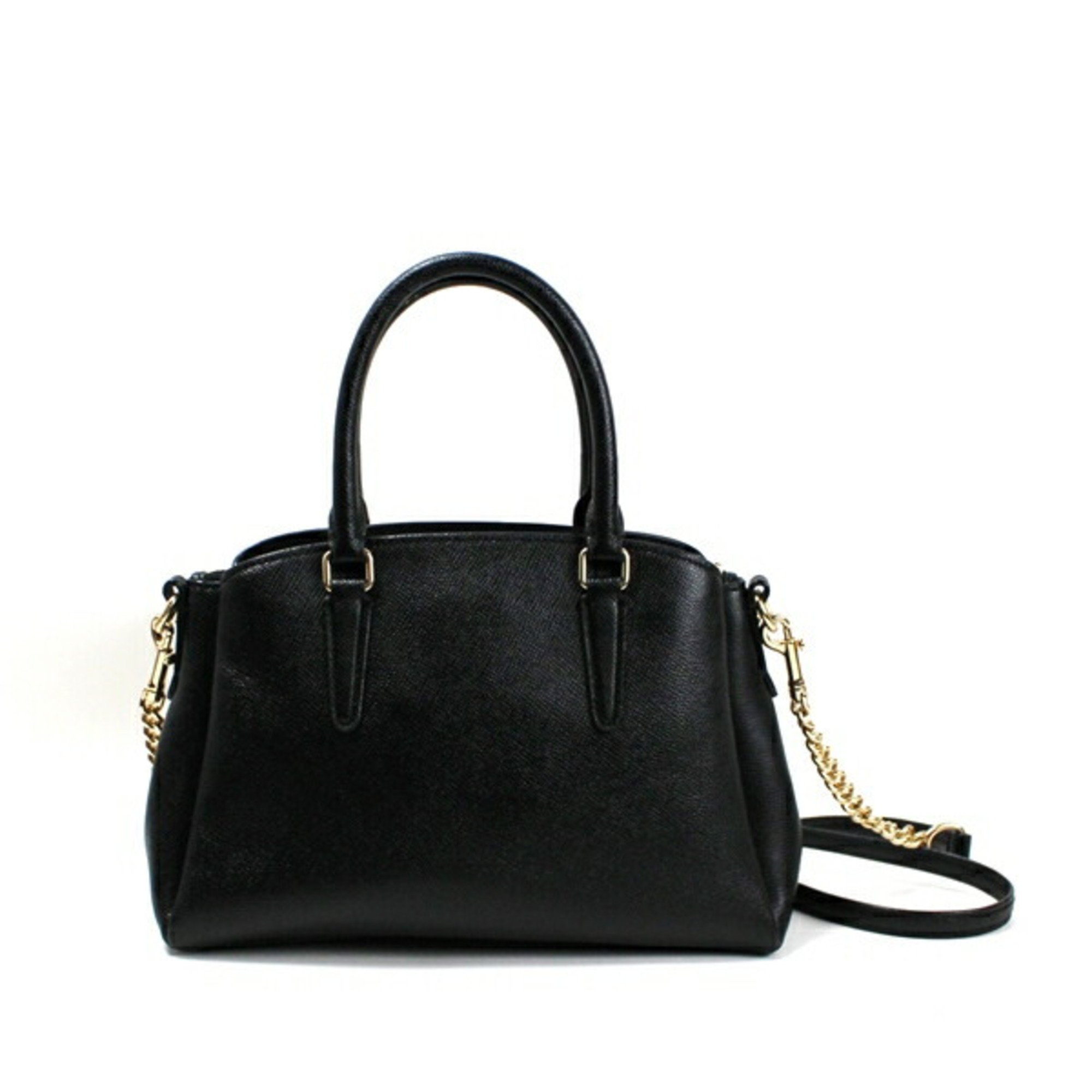 Coach Shoulder Bag Chain Black F28977 COACH Women's