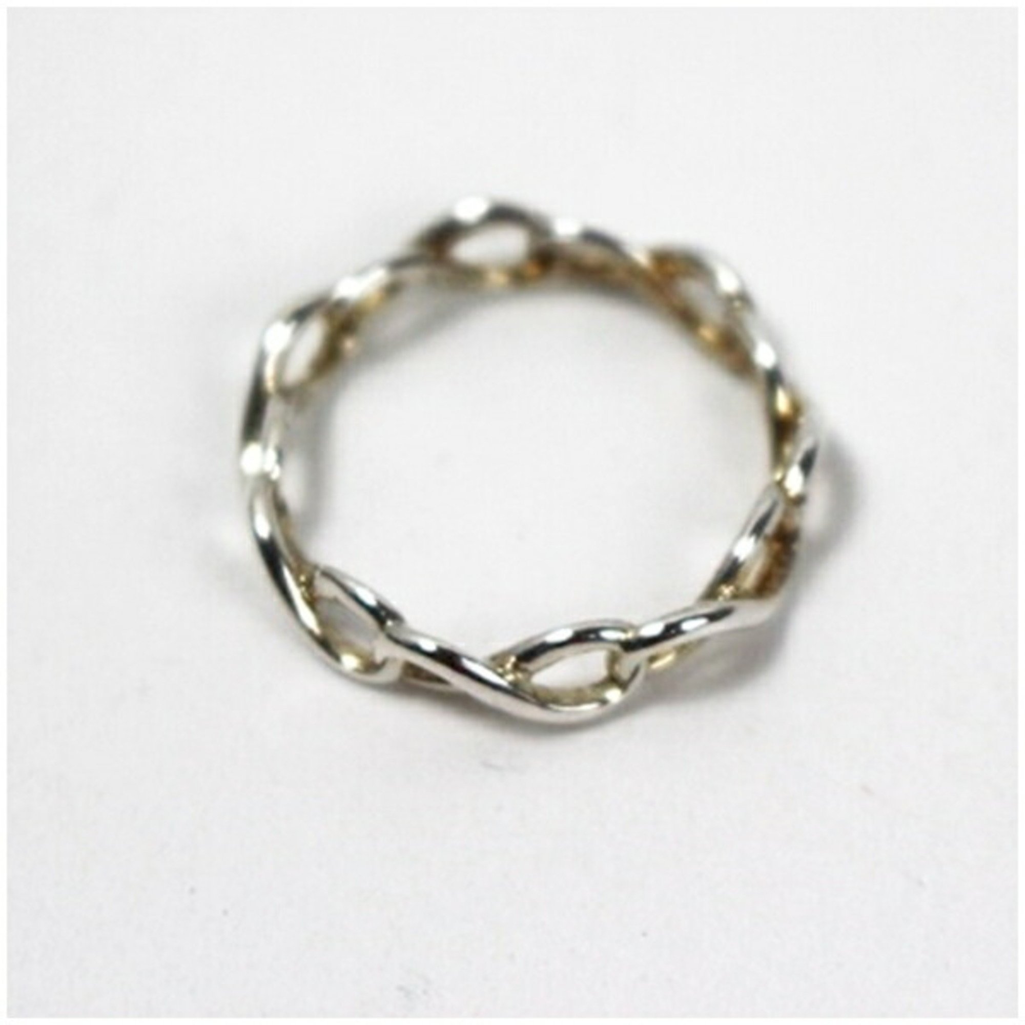 Tiffany Infinity Band Ring Size 8, Silver 925, TIFFANY&Co. Women's