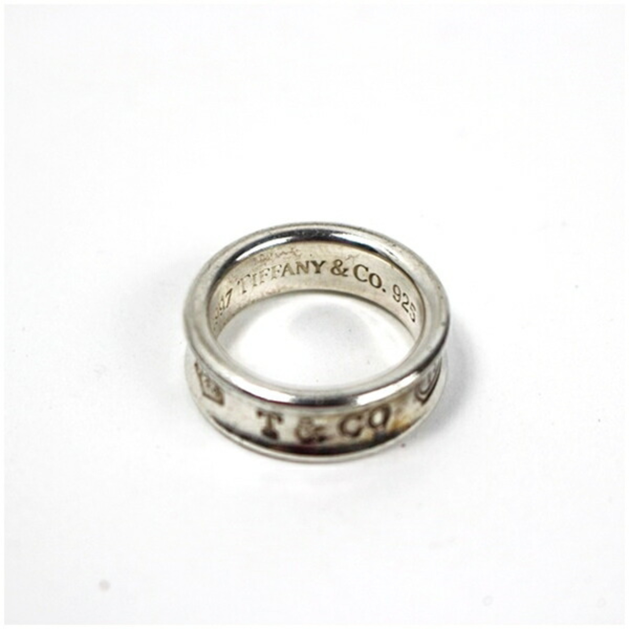 Tiffany 1837 Ring, Medium, Size 12.5, Silver 925, & Co. Women's Ring