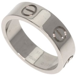 Cartier Love Ring #52 Ring, 18K White Gold, Women's, CARTIER