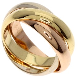 Cartier Trinity #48 Ring, K18 Yellow Gold/K18WG, Women's, CARTIER