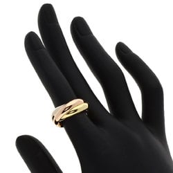 Cartier Trinity #48 Ring, K18 Yellow Gold/K18WG, Women's, CARTIER