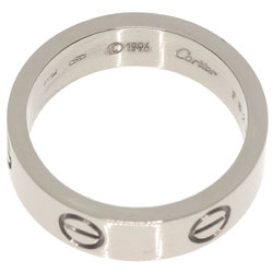 Cartier Love Ring #56 Ring, K18 White Gold, Women's CARTIER