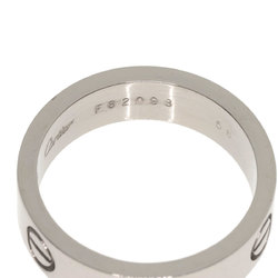 Cartier Love Ring #56 Ring, K18 White Gold, Women's CARTIER