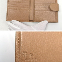 Gucci Interlocking GW Bi-fold Compact Wallet Beige