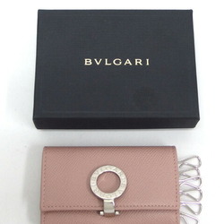 Bulgari Clip 6 Key Case Light Pink