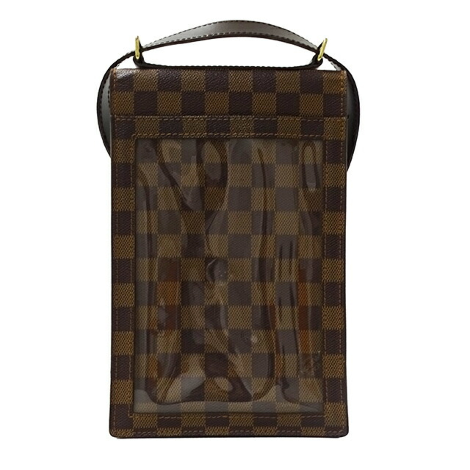 Louis Vuitton Damier Bag for Women and Men Shoulder Portobello Ebene Brown N45271 Compact