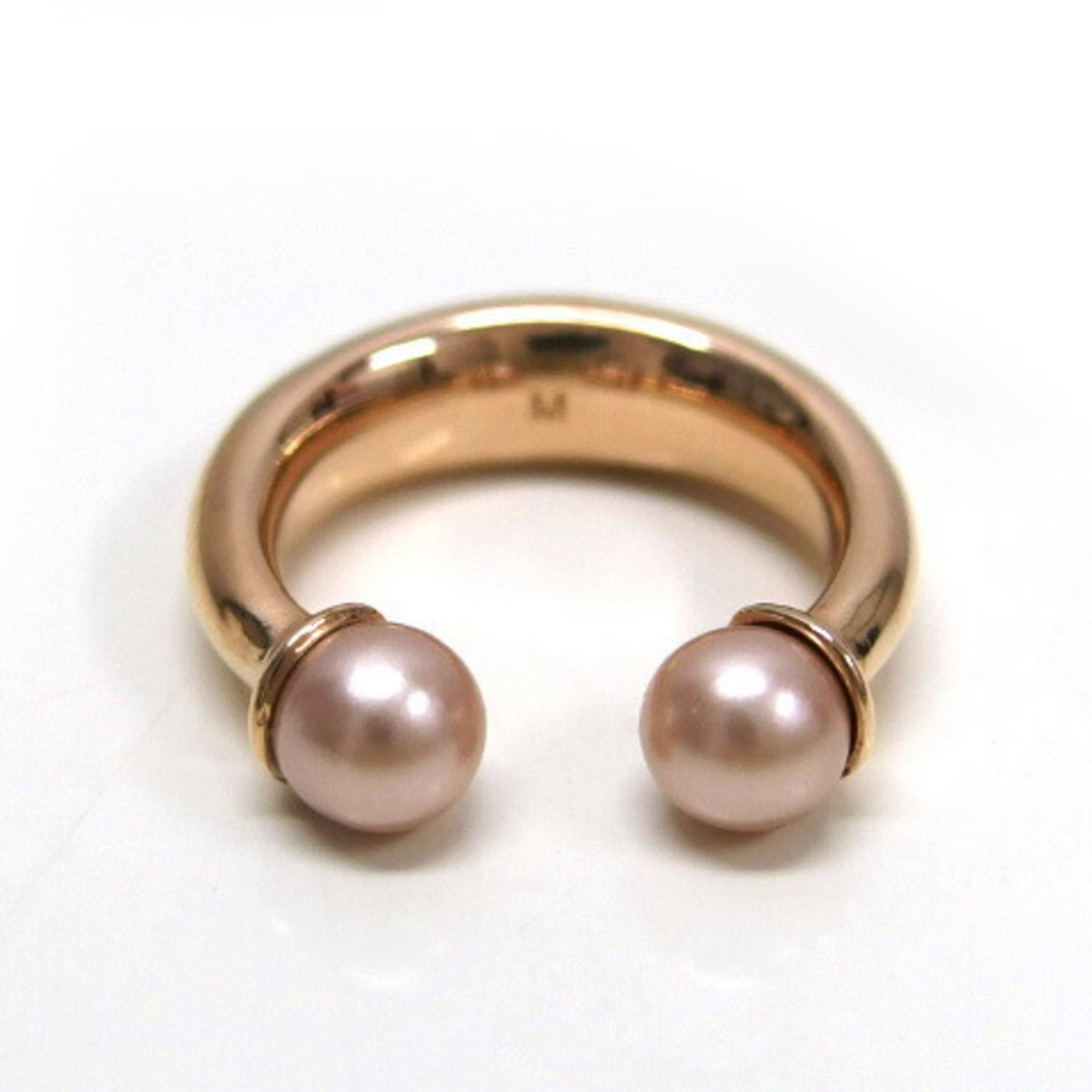 Christian Dior tribal ring, fake pearl, size 12