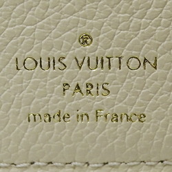 Louis Vuitton LOUIS VUITTON Wallet Monogram Empreinte Women's Bifold Portefeuille Que Creme Rose Trianon Beige M81927 Compact