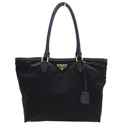 PRADA Women's Tote Bag Nylon Black 1BG158