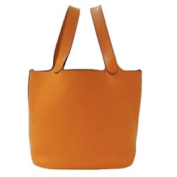 Hermes HERMES Bag Picotin MM Ladies Handbag Taurillon Clemence Orange □H stamp