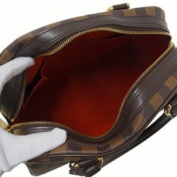 LOUIS VUITTON Bag Damier Women's Handbag Duomo Ebene Brown N60008
