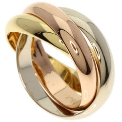 Cartier Trinity #50 Ring, K18 Yellow Gold/K18WG, Women's, CARTIER