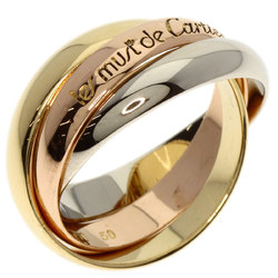 Cartier Trinity #50 Ring, K18 Yellow Gold/K18WG/K18PG, Women's, CARTIER