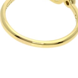 Tiffany & Co. Heart 2P Diamond Ring, 18K Yellow Gold, Women's, TIFFANY