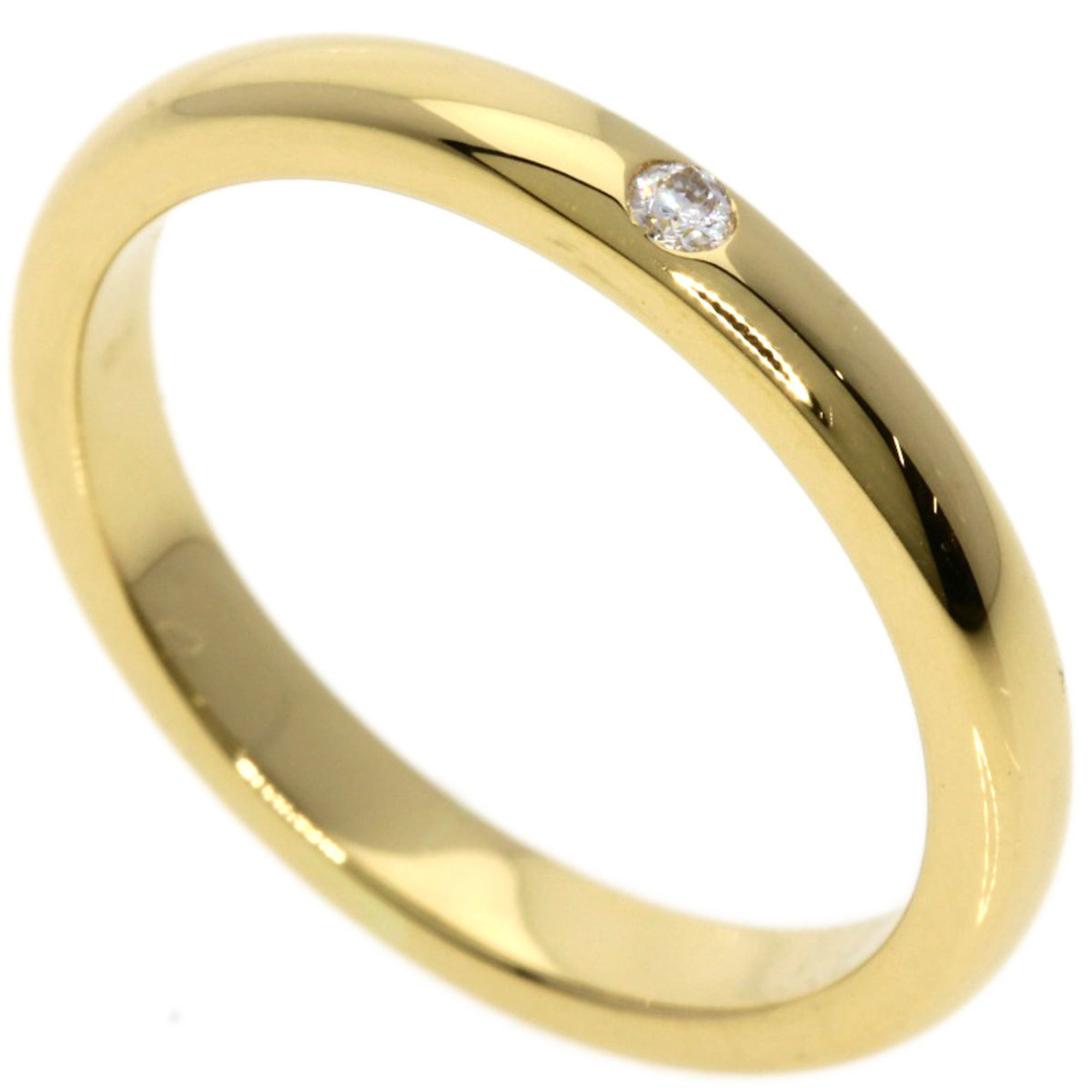 Tiffany Classic 1P Diamond Ring, 18K Yellow Gold, Women's, TIFFANY&Co.