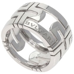 BVLGARI Parentesi Work Large #49 Ring, 18K White Gold, Women's