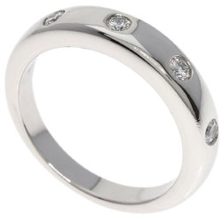 Van Cleef & Arpels New York Wedding Ring 4P Diamond #49 Platinum PT950 Women's