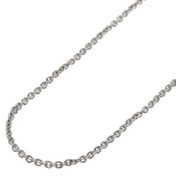 BVLGARI Chain 40cm Necklace K18 White Gold Women's