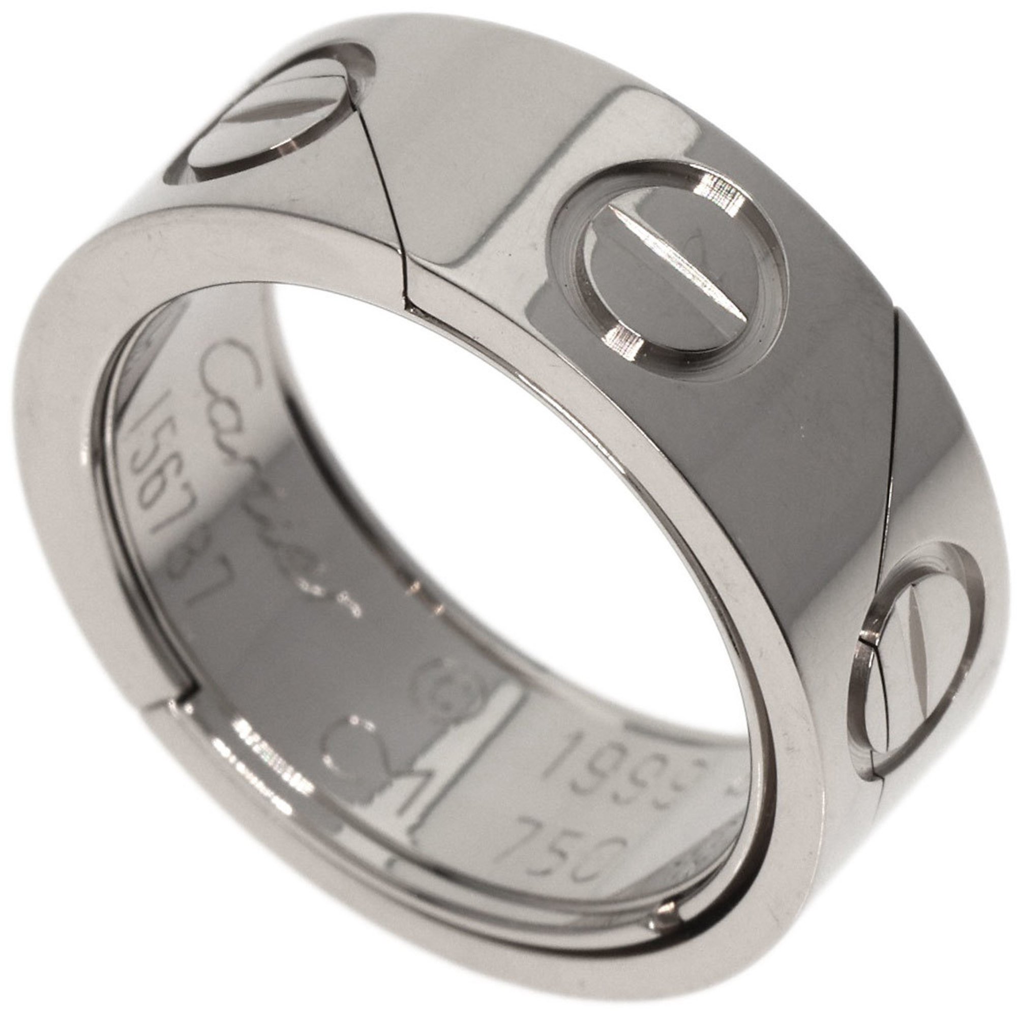 Cartier Astro Love Ring 1999 Limited Edition #49 K18 White Gold Women's CARTIER