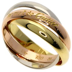 Cartier Trinity Ring, K18 Yellow Gold/K18PG/K18WG, Women's, CARTIER