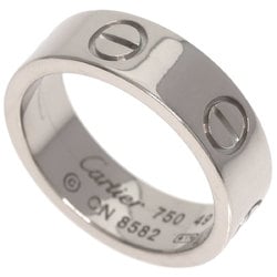 Cartier Love Ring #49 Ring, K18 White Gold, Women's CARTIER