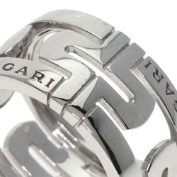 BVLGARI Parentesi Work Large #53 Ring, 18K White Gold, Women's