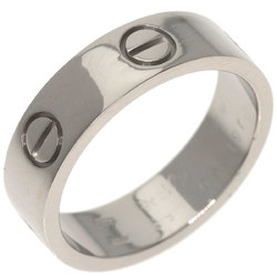 Cartier Love Ring #55 Ring, K18 White Gold, Women's CARTIER