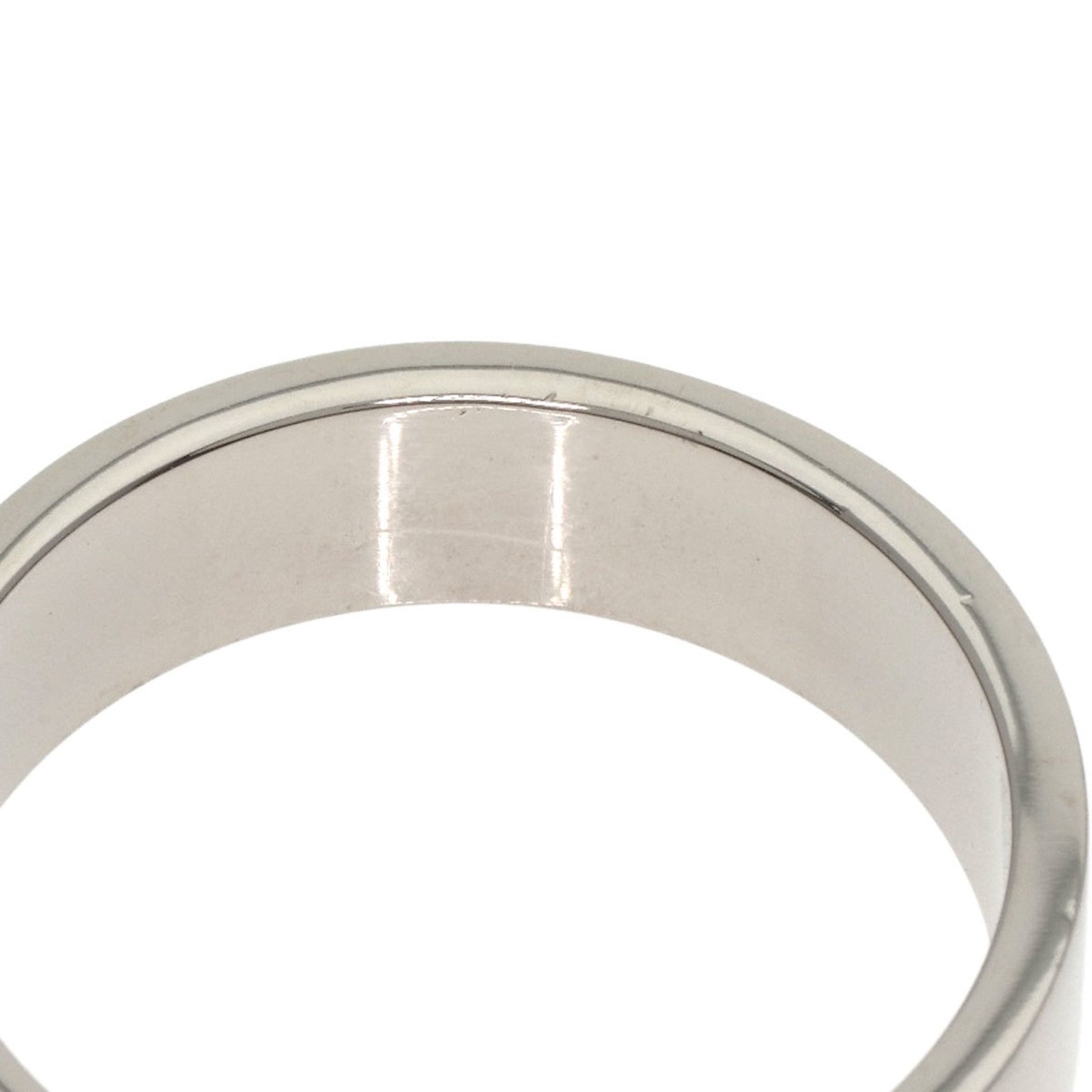 Cartier Love Ring #60 Ring, K18 White Gold, Unisex CARTIER