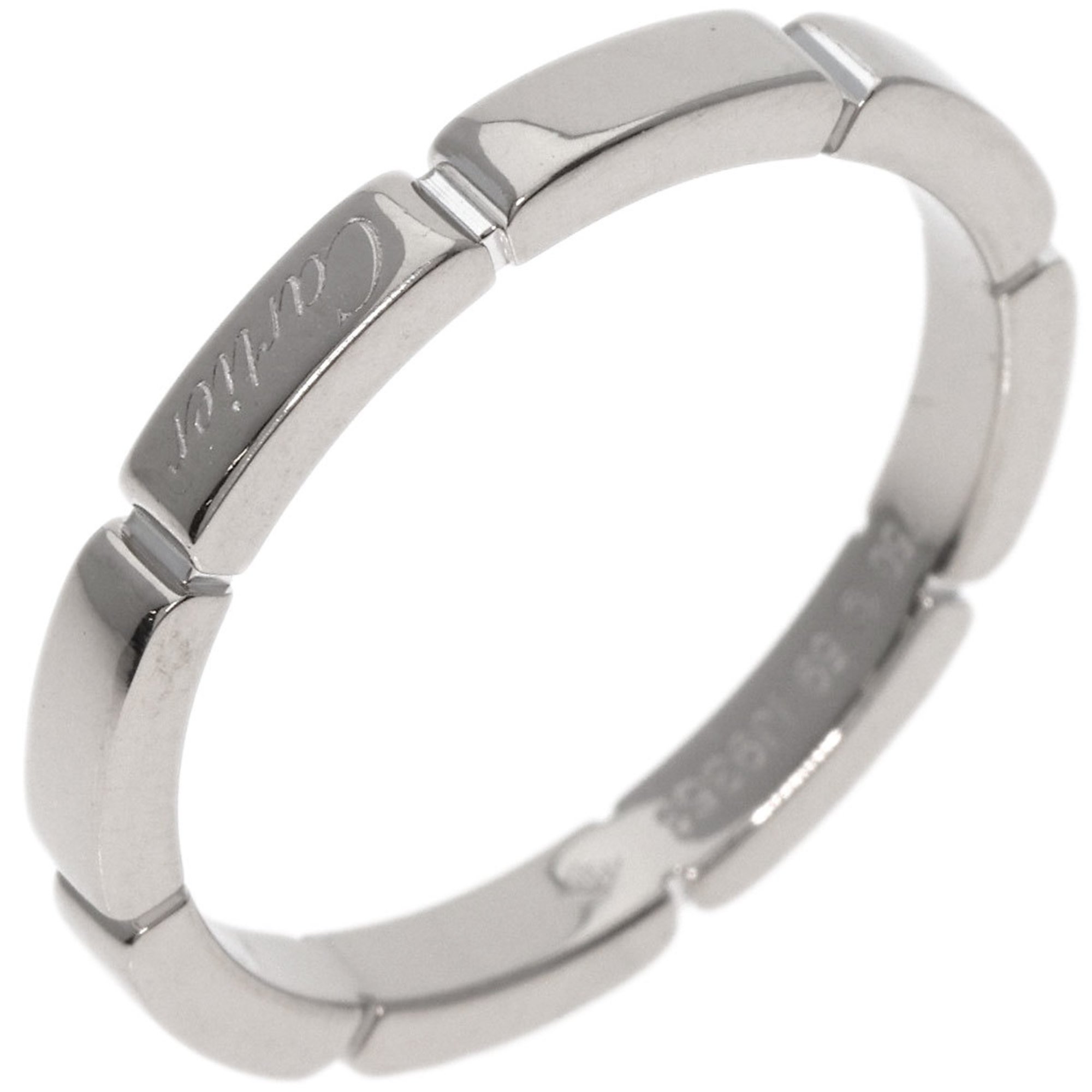 Cartier Maillon Panthere #59 Ring, 18K White Gold, Women's, CARTIER