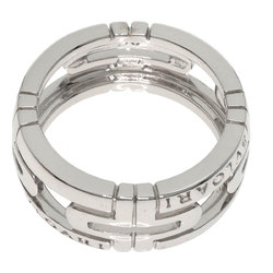 BVLGARI Parentesi Work Small #50 Ring, 18K White Gold, Women's