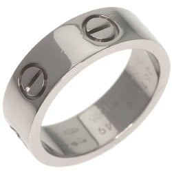 Cartier Love Ring #49 Ring, K18 White Gold, Women's CARTIER