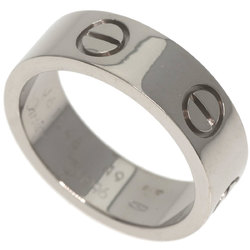 Cartier Love Ring #49 Ring, K18 White Gold, Women's CARTIER