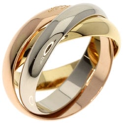 Cartier Trinity #50 Ring, K18 Yellow Gold/K18WG/K18PG, Women's, CARTIER