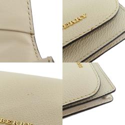 Burberry metal card case leather ladies BURBERRY