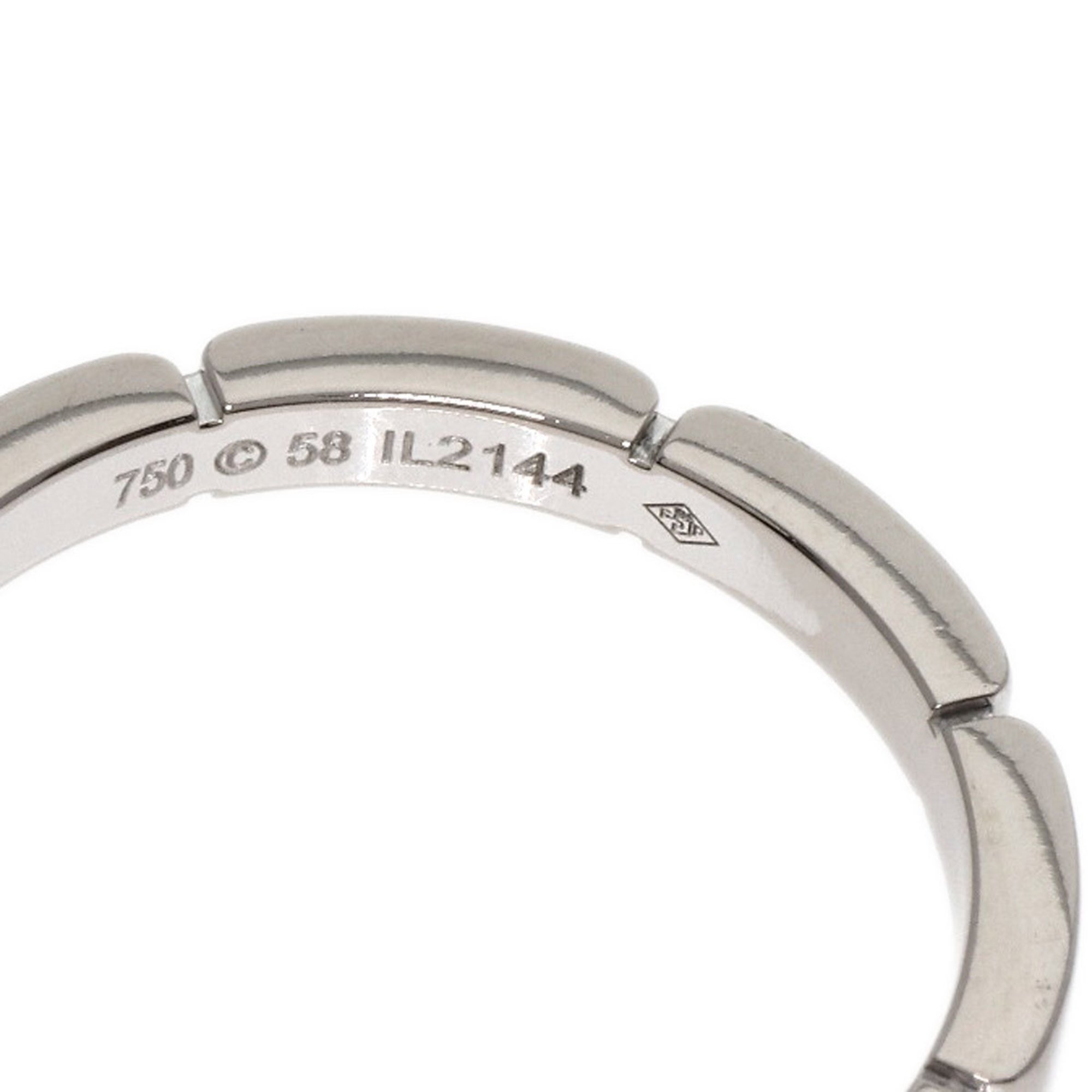 Cartier Maillon Panthere #58 Ring, 18K White Gold, Women's, CARTIER
