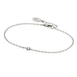 Cartier Diamant Léger D'Amour SM 1P Diamond Bracelet K18 White Gold Women's CARTIER