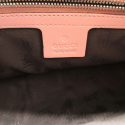 Gucci GG Twins 232958 Canvas Leather Beige Pink Shoulder Tote Bag 0398GUCCI