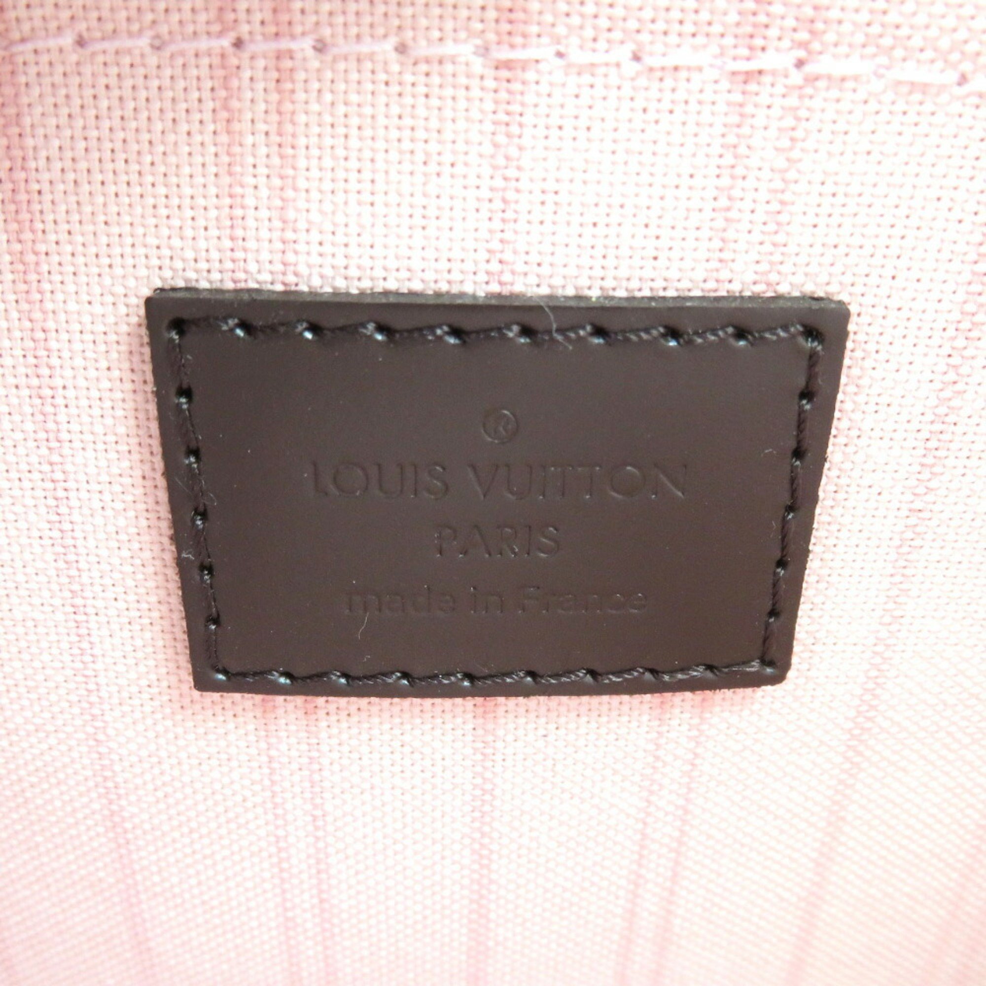 Louis Vuitton Damier Rose Ballerine Neverfull Pouch MM/GM Bag 0159LOUIS VUITTON
