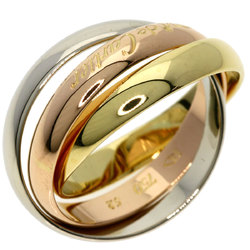 Cartier Trinity #52 Ring, K18 Yellow Gold/K18PG/K18WG, Women's, CARTIER