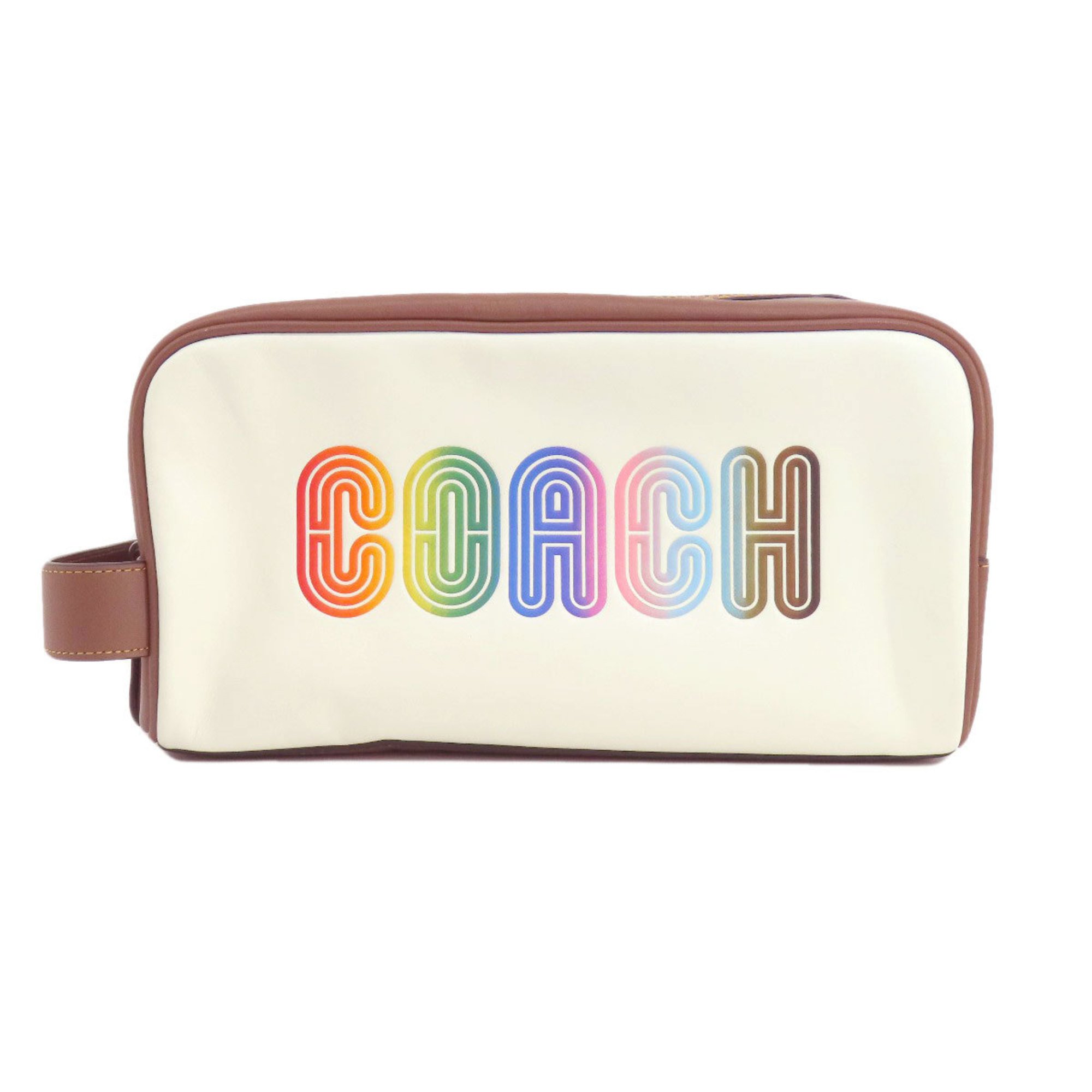 Coach C9859 Large Kit with Rainbow Second Bag Leather Women's COACH