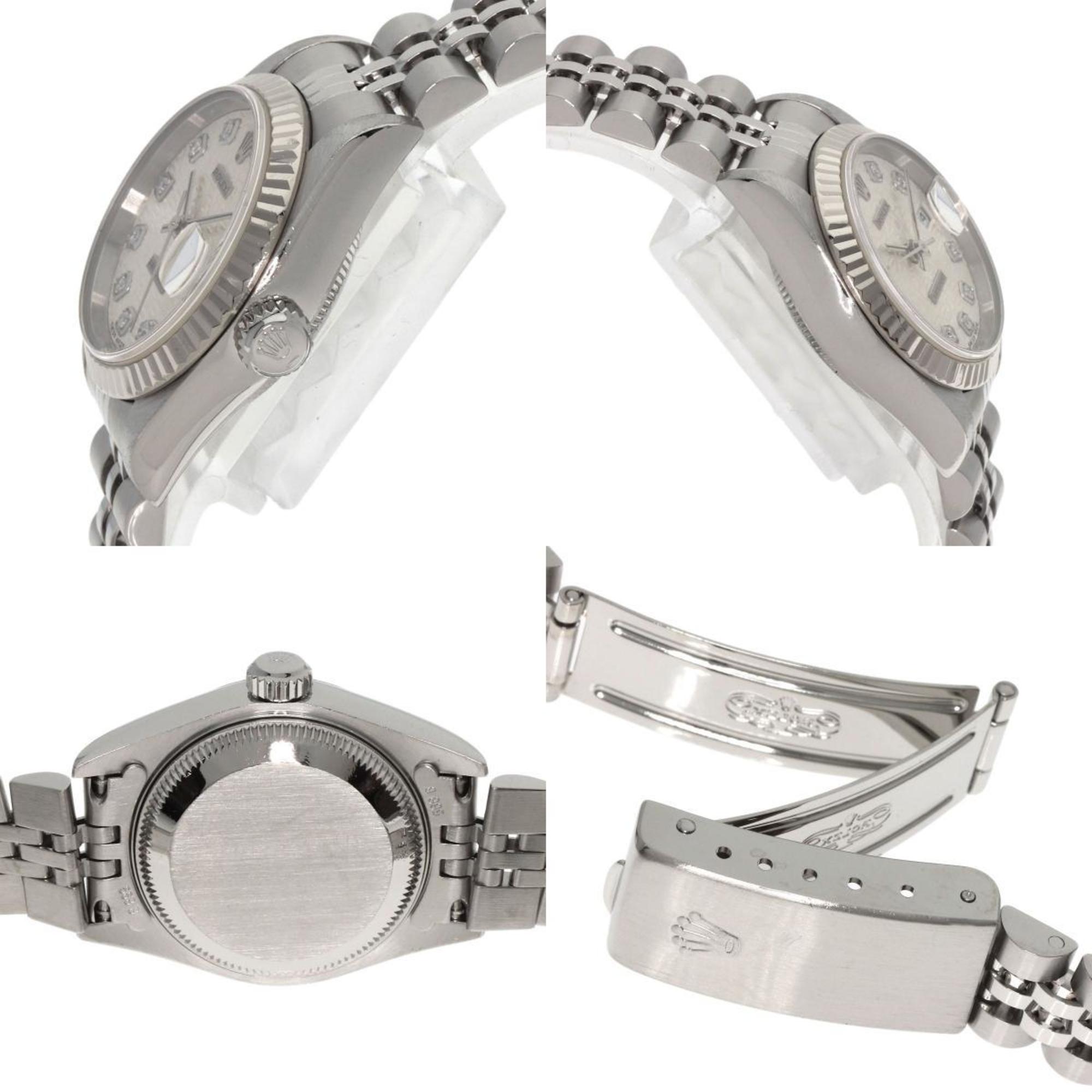 Rolex 79174G Datejust 10P Diamond Watch Stainless Steel/SS Ladies ROLEX