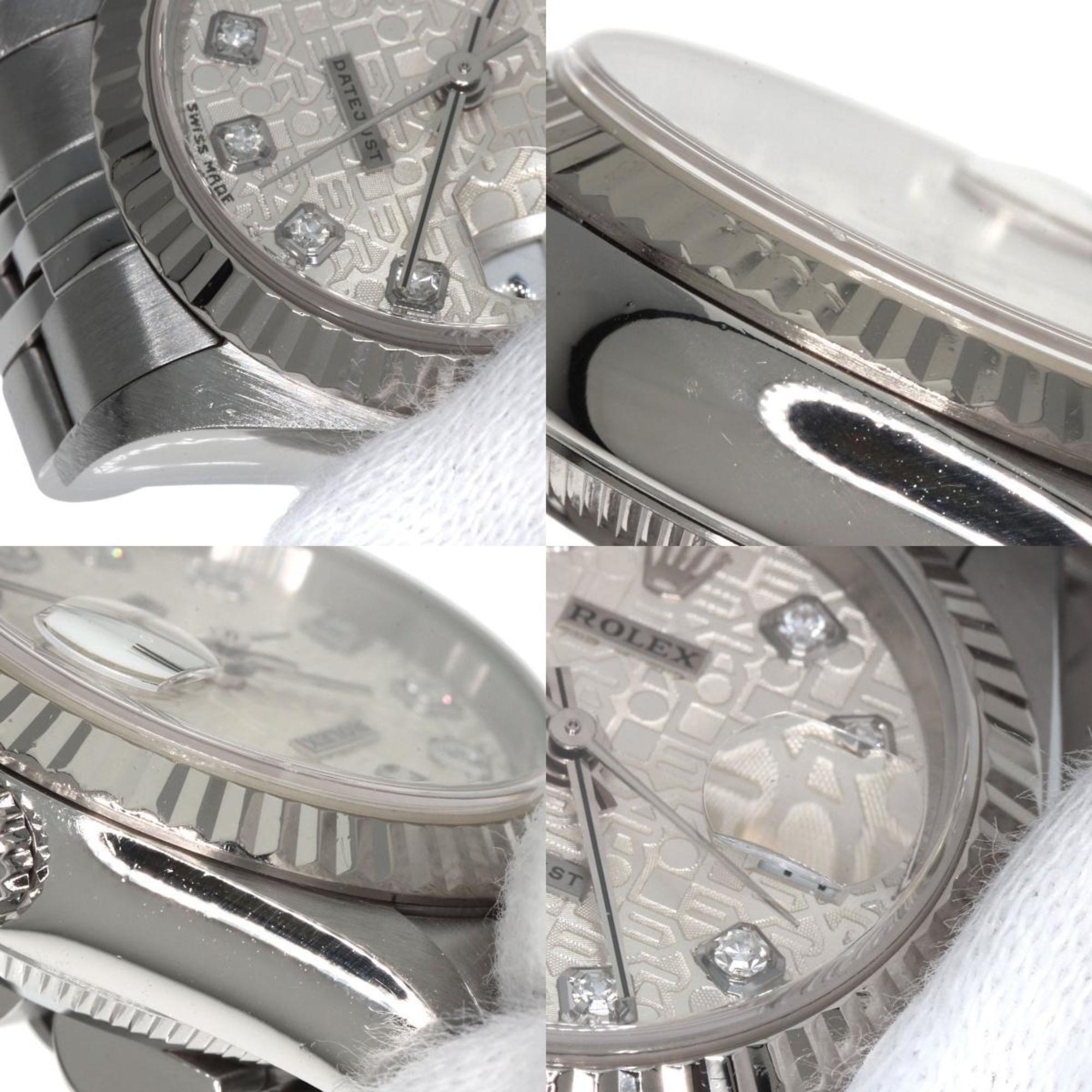 Rolex 79174G Datejust 10P Diamond Watch Stainless Steel/SS Ladies ROLEX