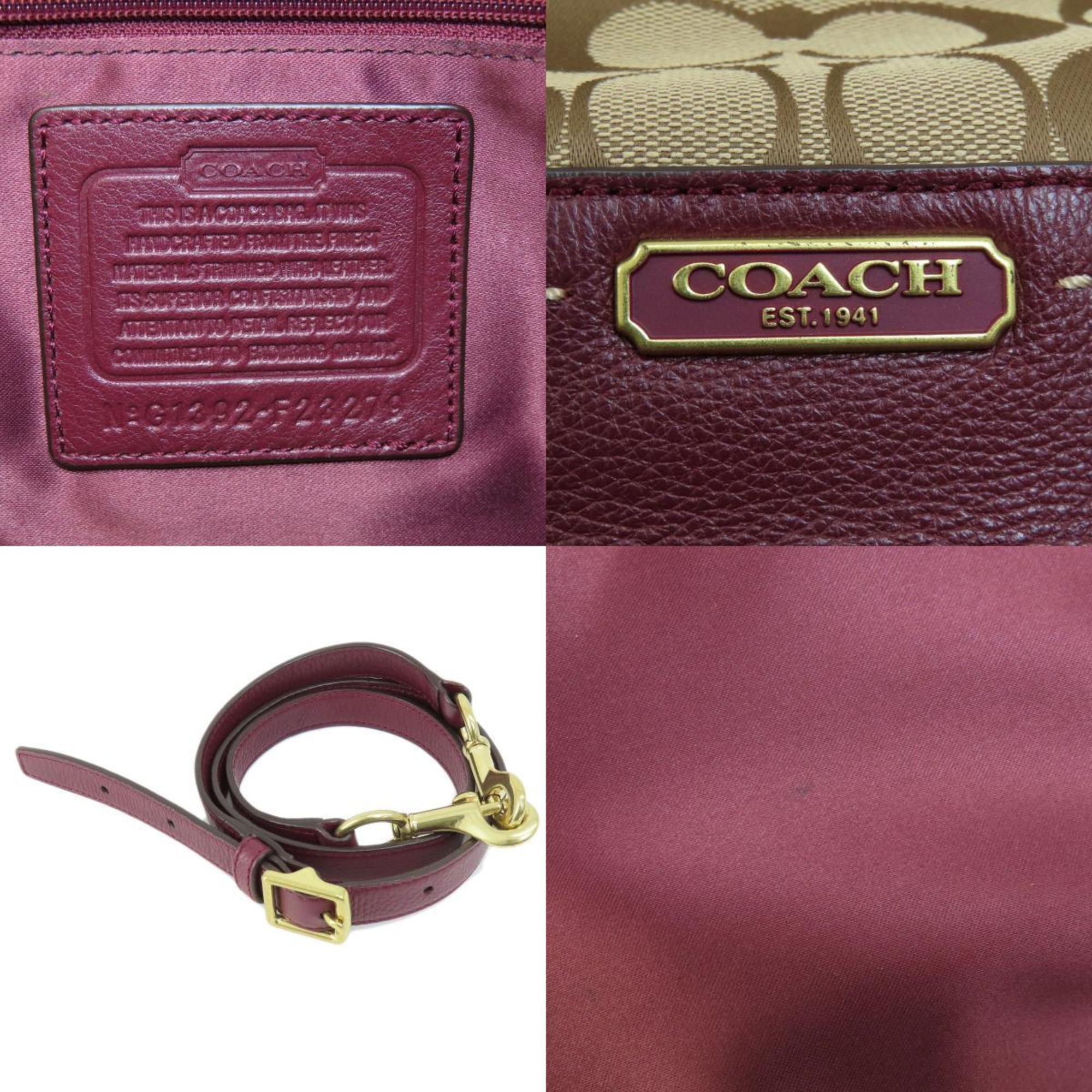 Coach F23279 Signature Handbag Canvas Women's COACH
