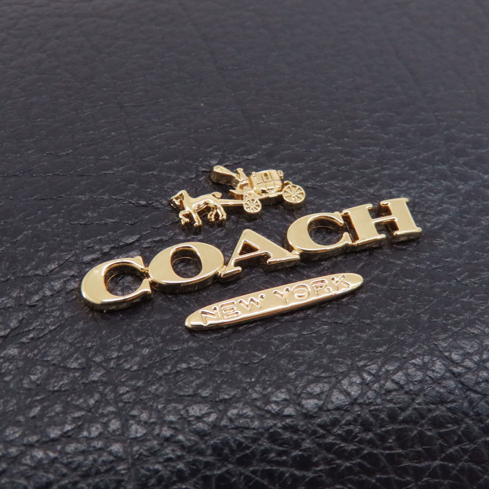 Coach 37167 Metal Tote Bag Leather Women's COACH