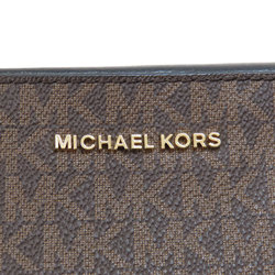 Michael Kors MK Signature Shoulder Bag PVC Women's