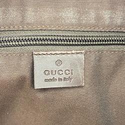 Gucci Shoulder Bag GG Canvas 145857 Brown Beige Women's