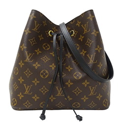 Louis Vuitton LOUIS VUITTON Bag Monogram Women's Shoulder NeoNoe Brown Black M44020 Crossbody