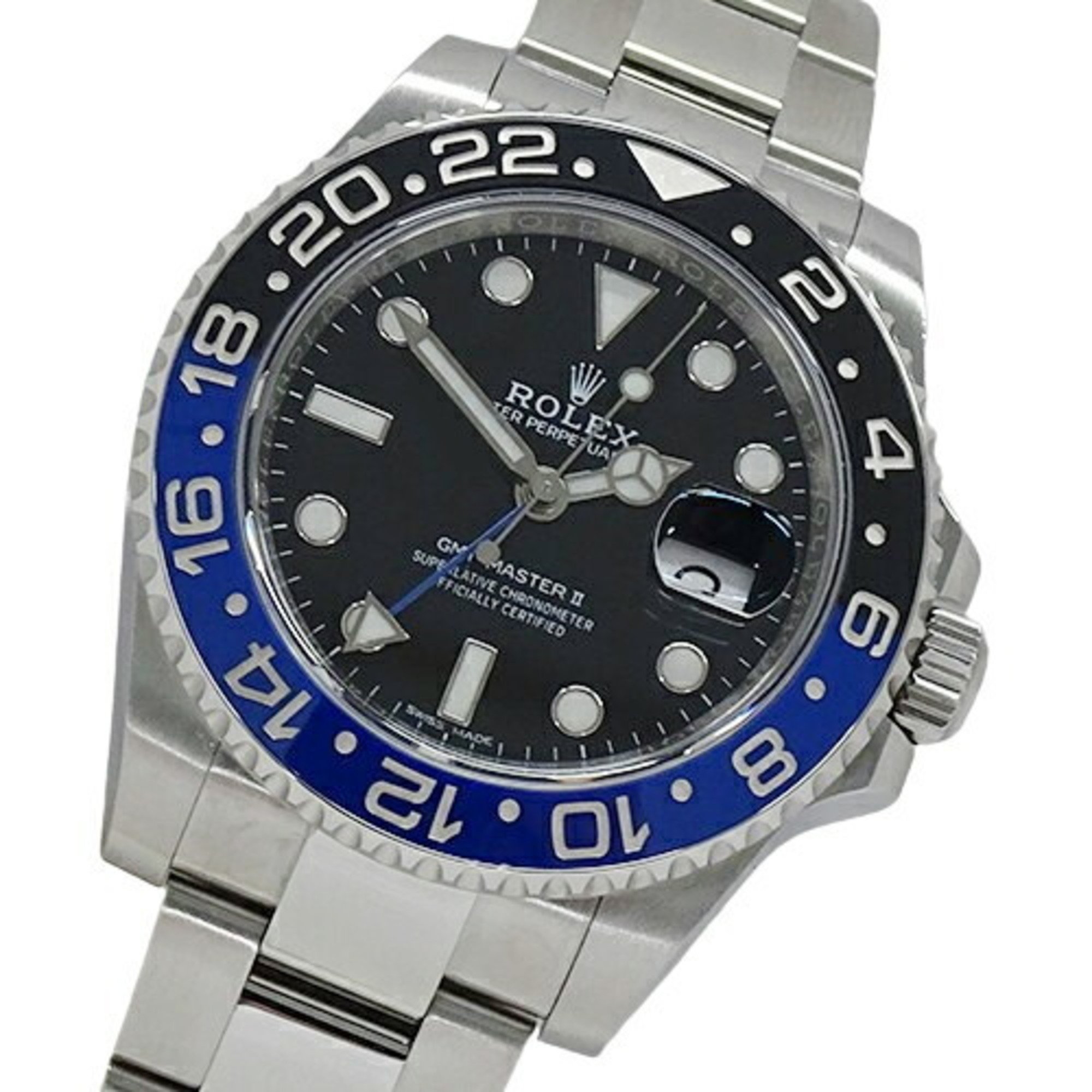 Rolex ROLEX GMT Master II 116710BLNR Random Number Watch Men's Batman Automatic AT Stainless Steel SS Silver Blue Black and Polished